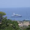 super yacht spotting from balcony